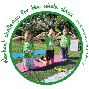 st-laurance-primary-derian-house derian take part work out challenge