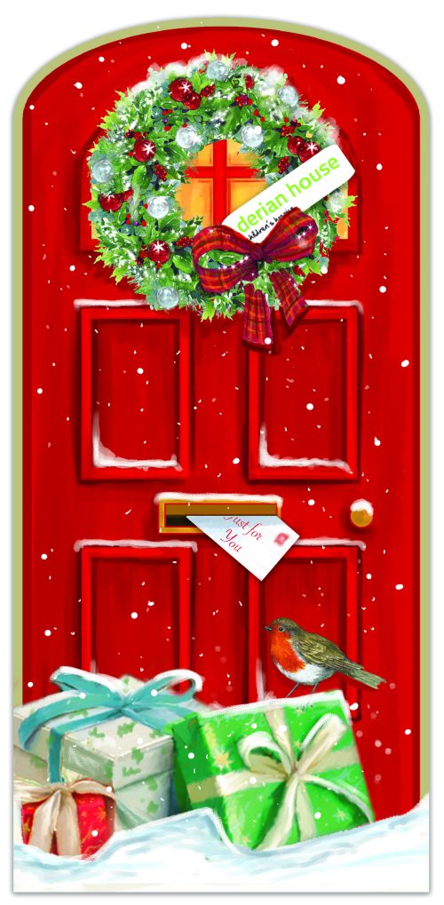 Christmas Door 10 Pack Christmas Cards