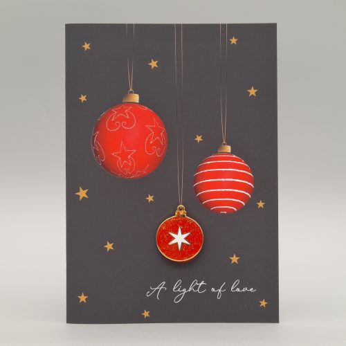 Lights Of Love Card And Lapel Badge