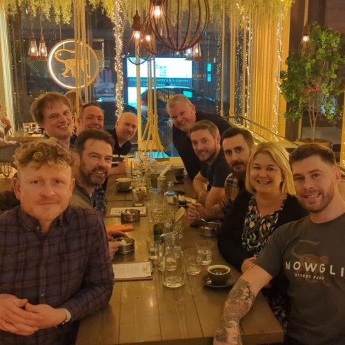 Bereaved dads’ nice and spicy night out