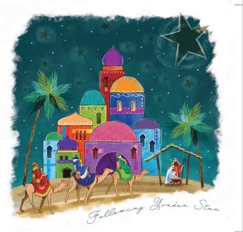 'Kings Arriving With The Gifts' 10 Pack Christmas Cards NEW FOR 2024