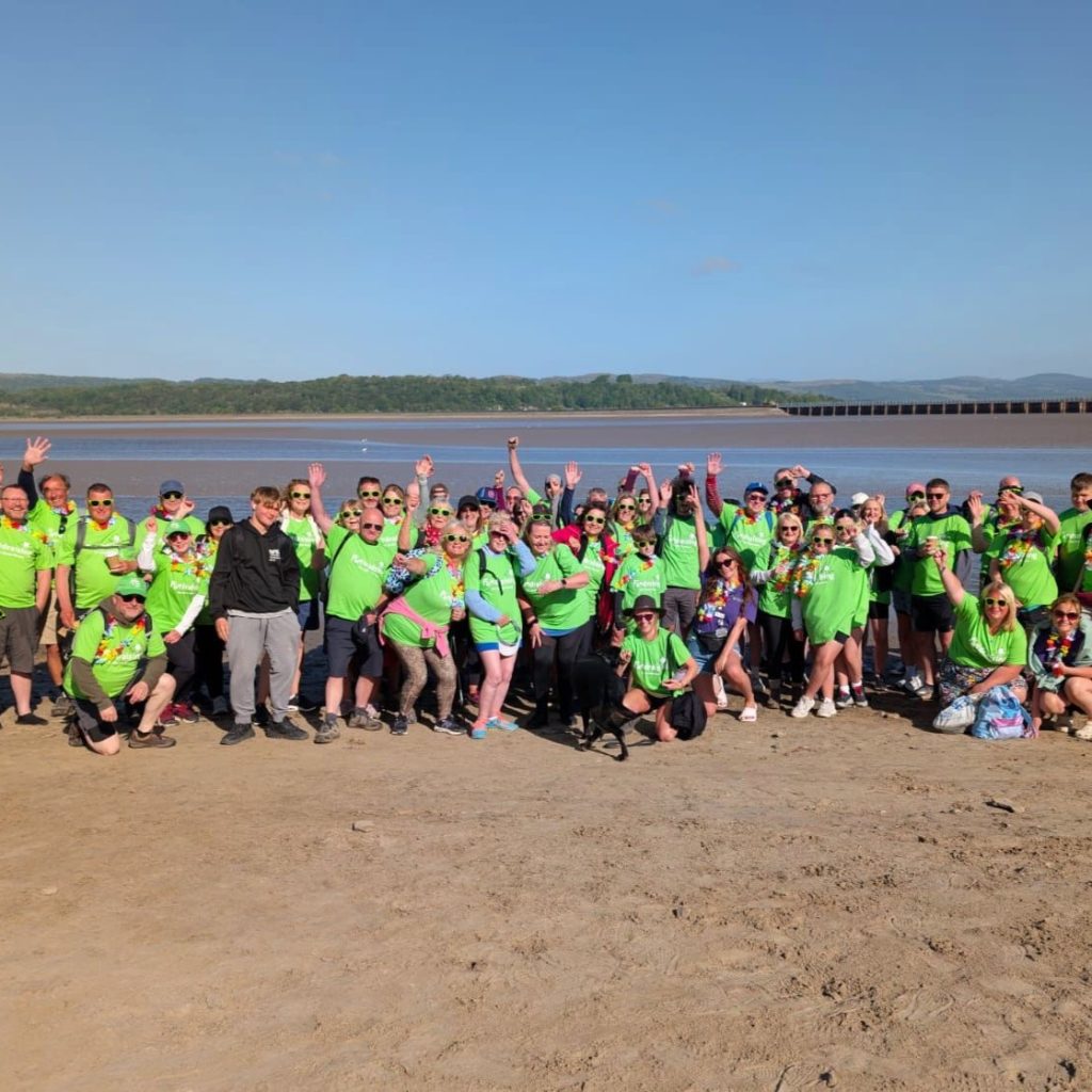 Supporters enjoy sun, sea and sand in annual charity walk for Derian House