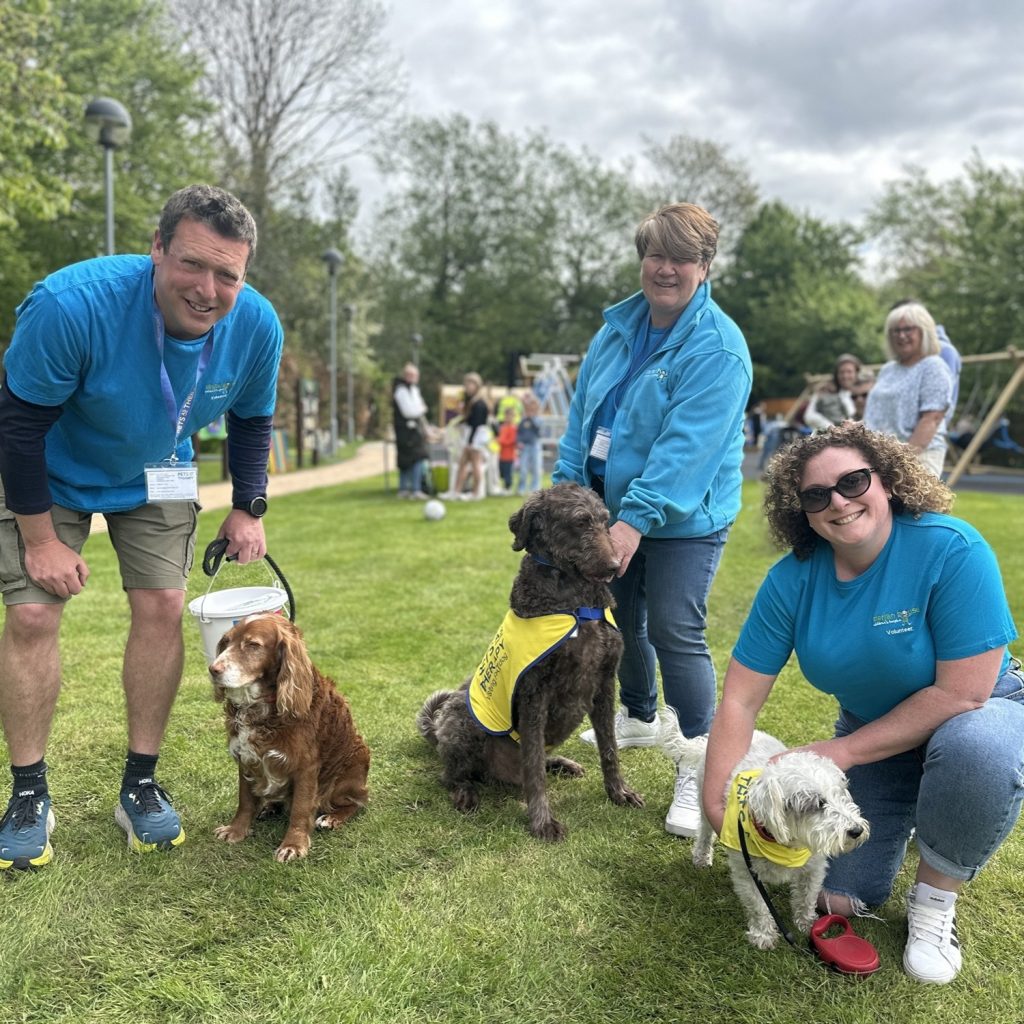 Three new therapy dogs welcomed with cuddles and smiles in first hospice visits