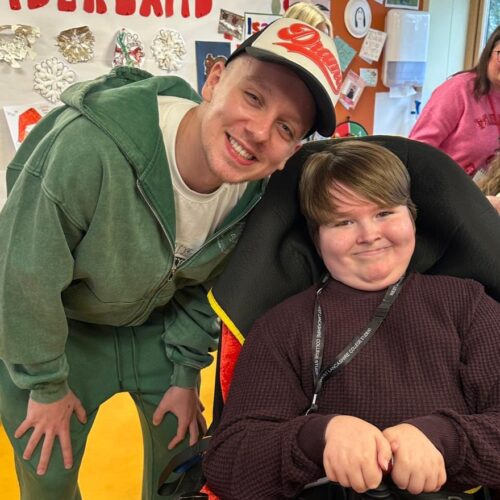 “Father Aitch-mas”: UK rapper Aitch drops more than just rhymes at Derian House